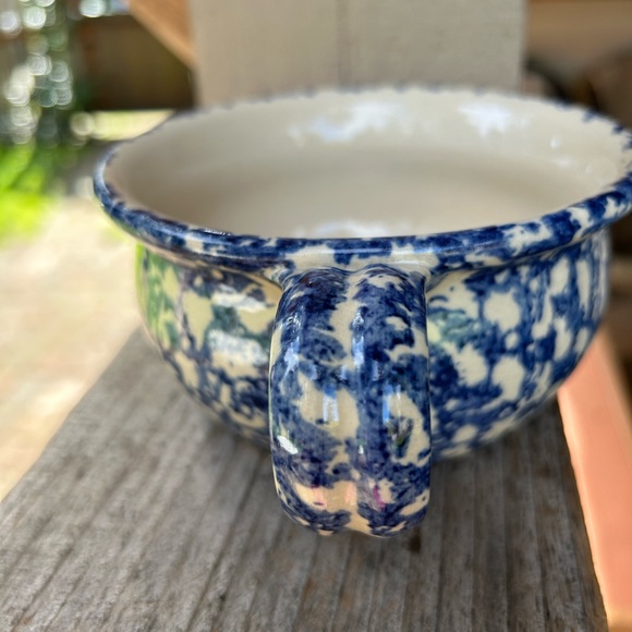 Casey Pottery wide soup cup. Texas - Picture 2 of 3